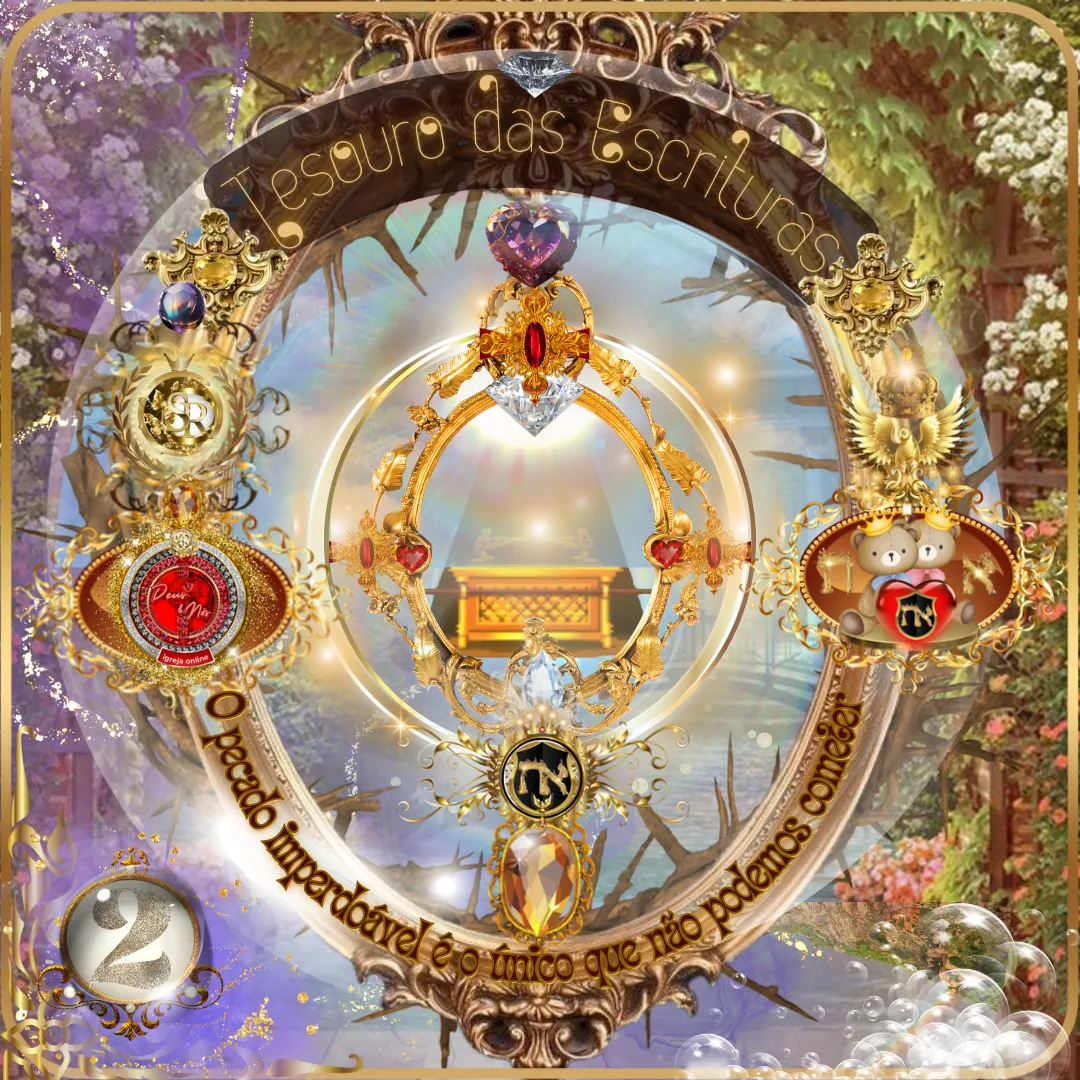 Tesouro das Escrituras - O pecado imperdoável é o único que não podemos cometer (Parte 2). Sandra Ribeiro. Deus & Nós Igreja Online. DeussNos.