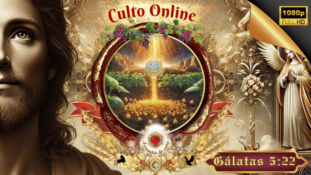 Culto Online sobre Gálatas 5:22 — O Fruto do Espírito Santo em Cristo Jesus | Deus e Nós Igreja Online