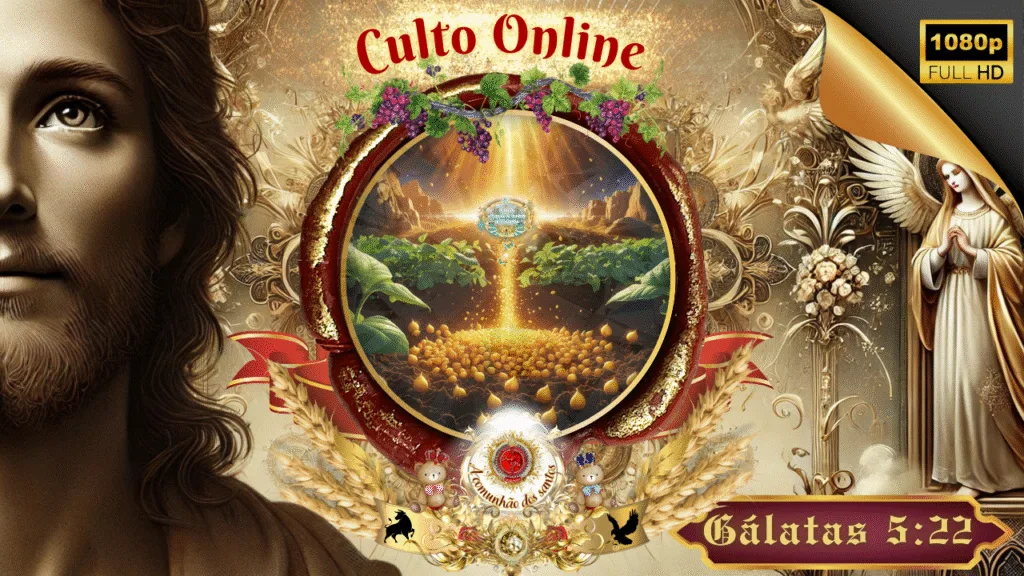 Culto Online sobre Gálatas 5:22 — O Fruto do Espírito Santo em Cristo Jesus | Deus e Nós Igreja Online