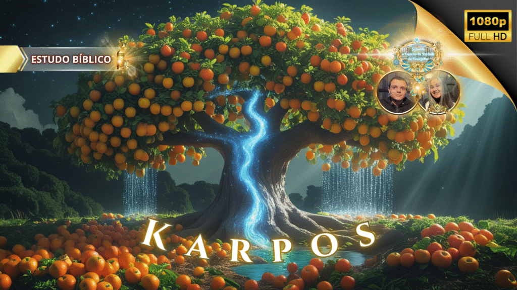 Árvore frutífera representando Karpos, o Fruto do Espírito em Gálatas 5:22 | Estudo Bíblico da Deus e Nós Igreja Online