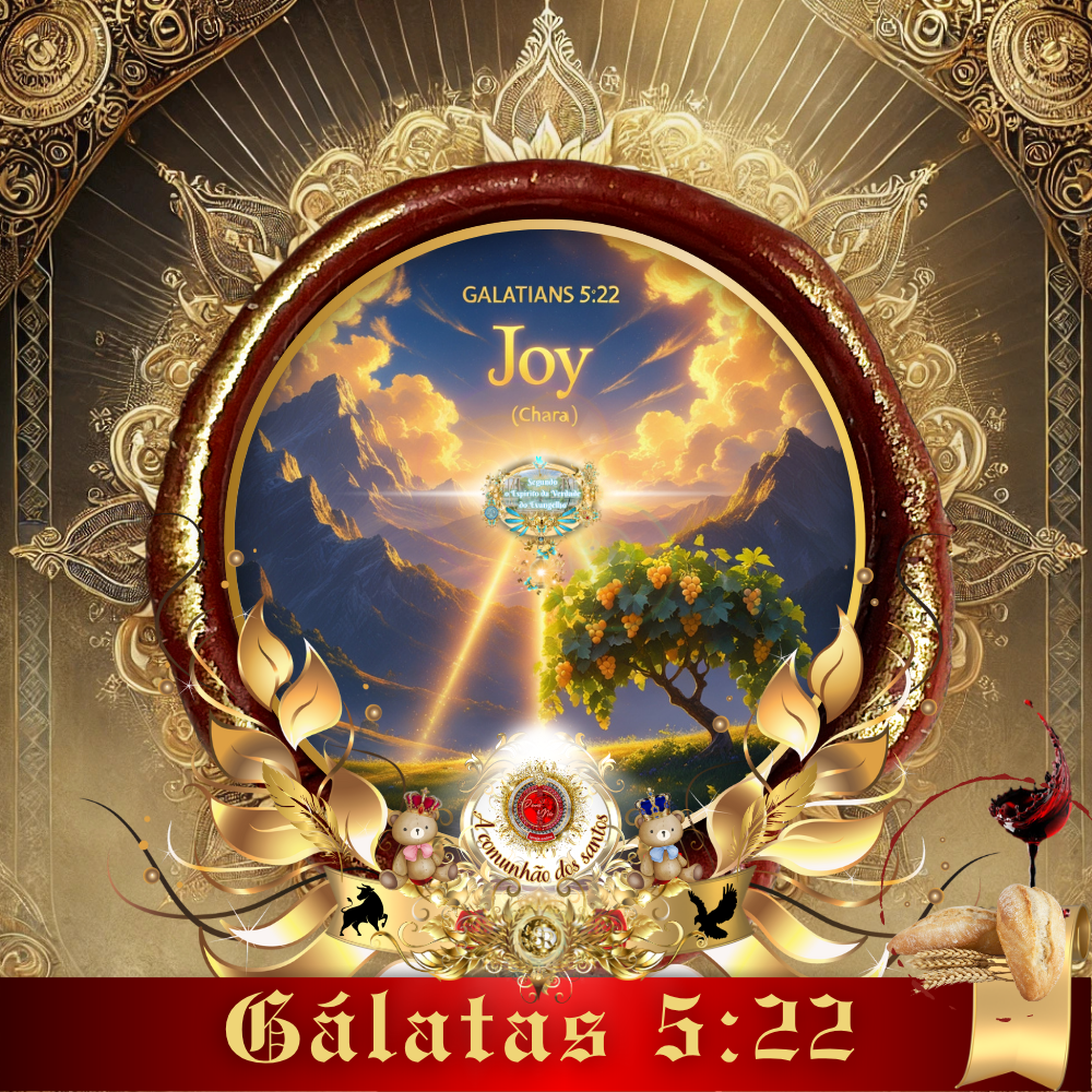 Imagem do culto online sobre Gálatas 5:22 – Chara, a alegria como fruto do Espírito Santo