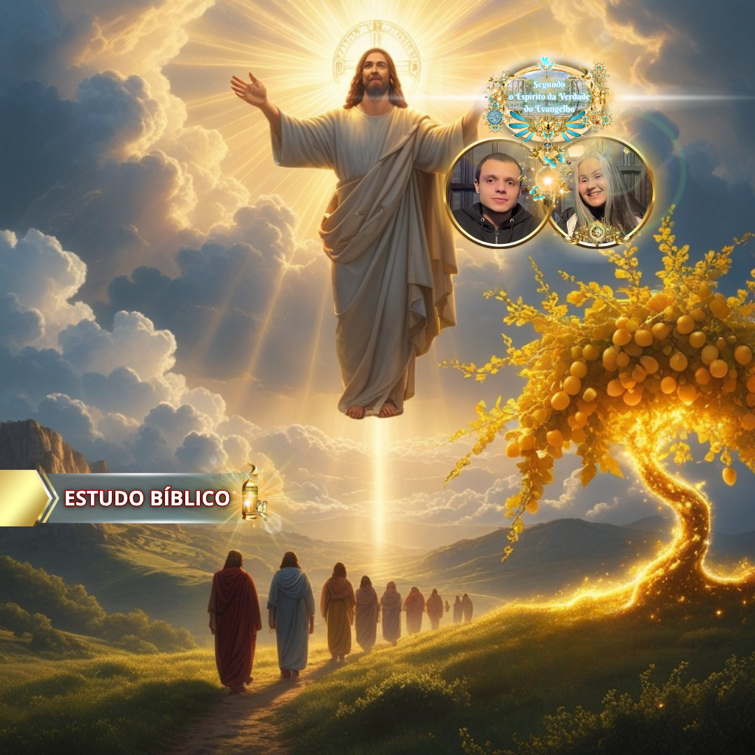 Jesus Cristo revelando a alegria divina — Chara, fruto do Espírito Santo em Gálatas 5:22, Estudo Bíblico da Deus e Nós Igreja Online.