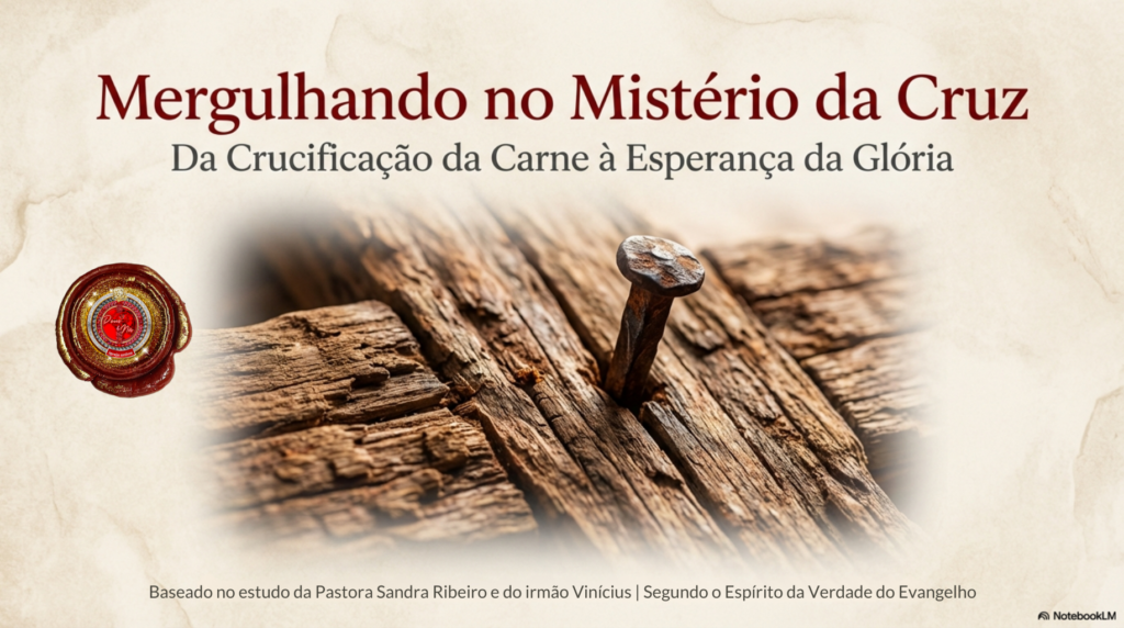 Estudo bíblico cristão sobre a morte da carne e a glória de Deus, à luz da cruz de Cristo e do novo nascimento segundo o Espírito