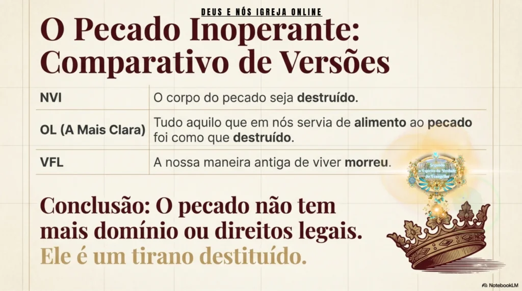 Cruz de Cristo representando o poder espiritual da crucificação da carne e a mortificação do pecado segundo o Evangelho