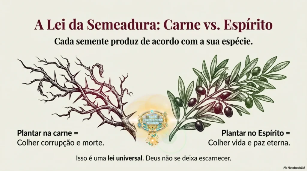 Crucificação da carne e vida nova em Cristo Jesus, estudo bíblico sobre nascer do Espírito segundo o Evangelho