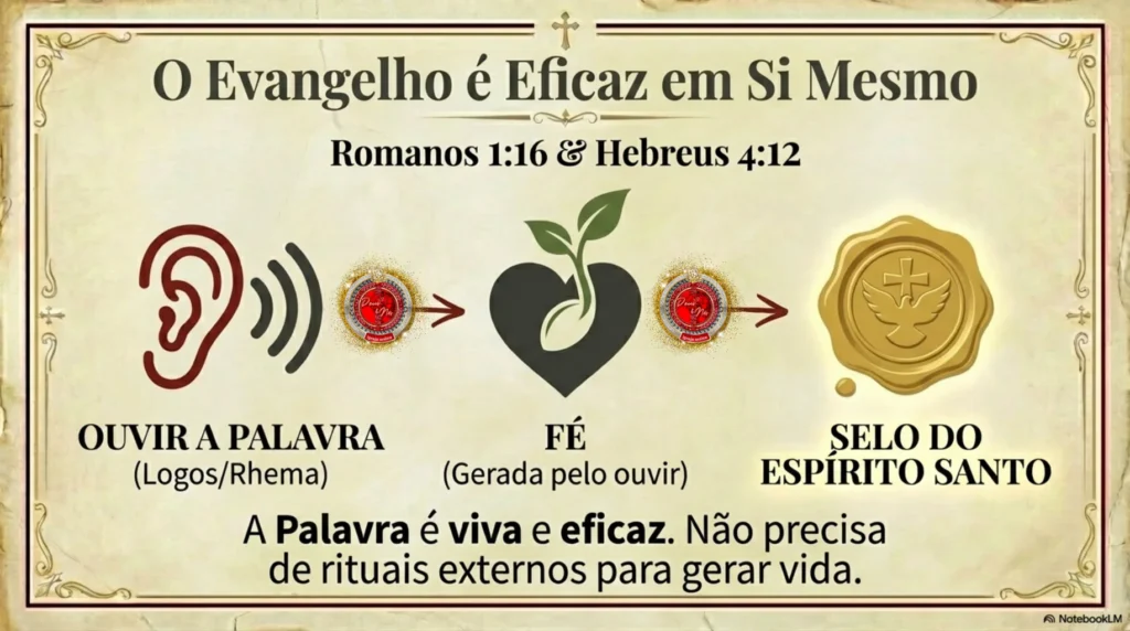 Silêncio ritual e salvação espiritual à luz do Evangelho, estudo bíblico exegético sobre a cruz de Cristo, a obra do Espírito Santo e a verdadeira transformação interior segundo as Escrituras.