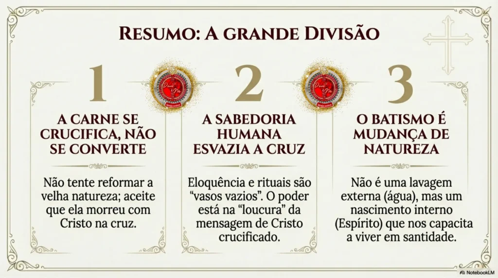 Cruz de Cristo iluminada com a palavra grega “σταυρός (Staurós)”, representando a mensagem da cruz, a redenção em Jesus Cristo e o estudo bíblico sobre Gálatas 5:24 na Deus e Nós Igreja Online.