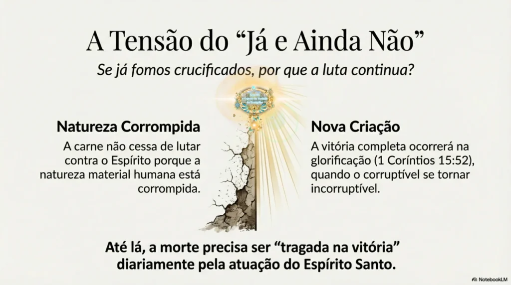 Crucificação da carne e vida nova em Cristo Jesus, estudo bíblico sobre nascer do Espírito segundo o Evangelho