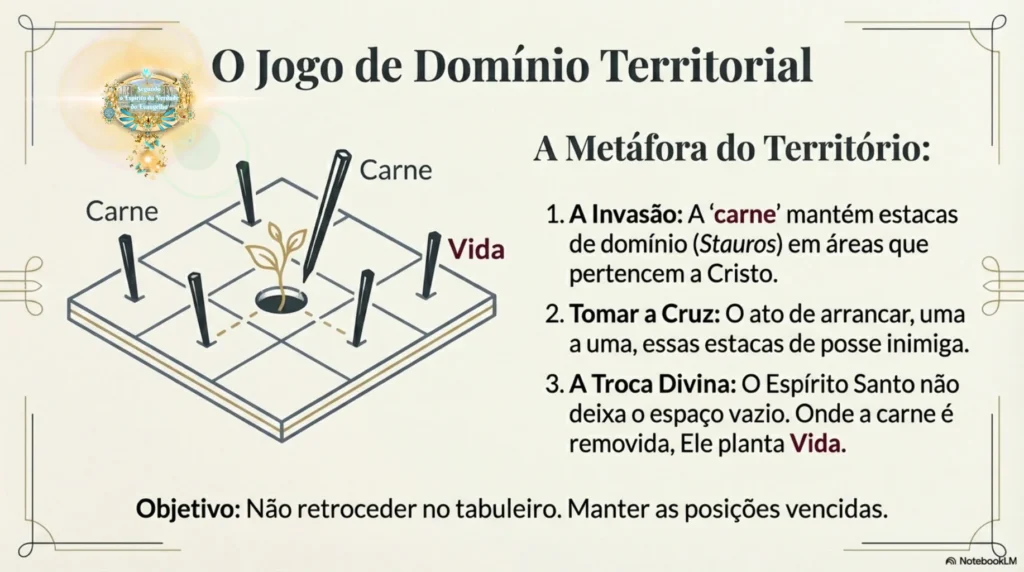 Estudo bíblico cristão sobre a cruz de Cristo, a crucificação da carne e a vida segundo o Espírito, baseado em Gálatas 5:24, produzido pela Deus e Nós Igreja Online