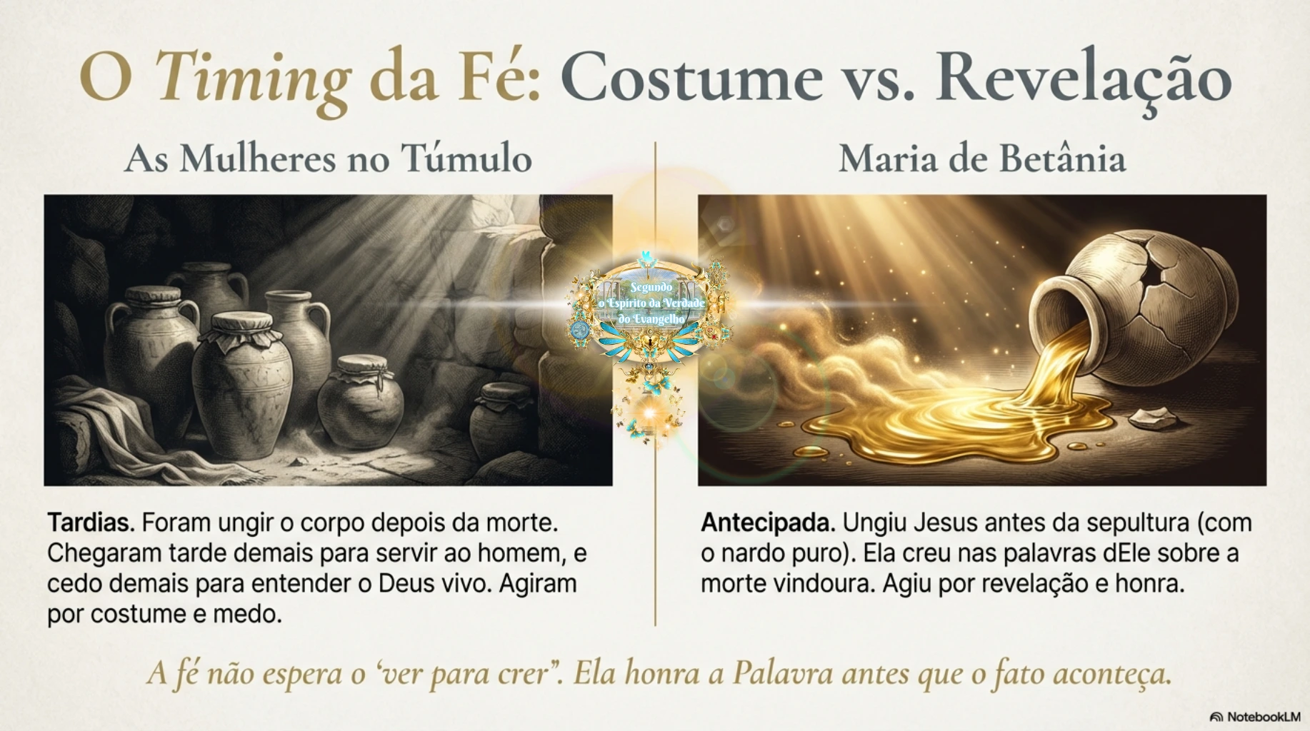 Mensagem cristã sobre a cruz de Cristo como o fim do medo, ensinada na Deus e Nós Igreja Online, baseada no sacrifício de Jesus e no poder da Stauróo