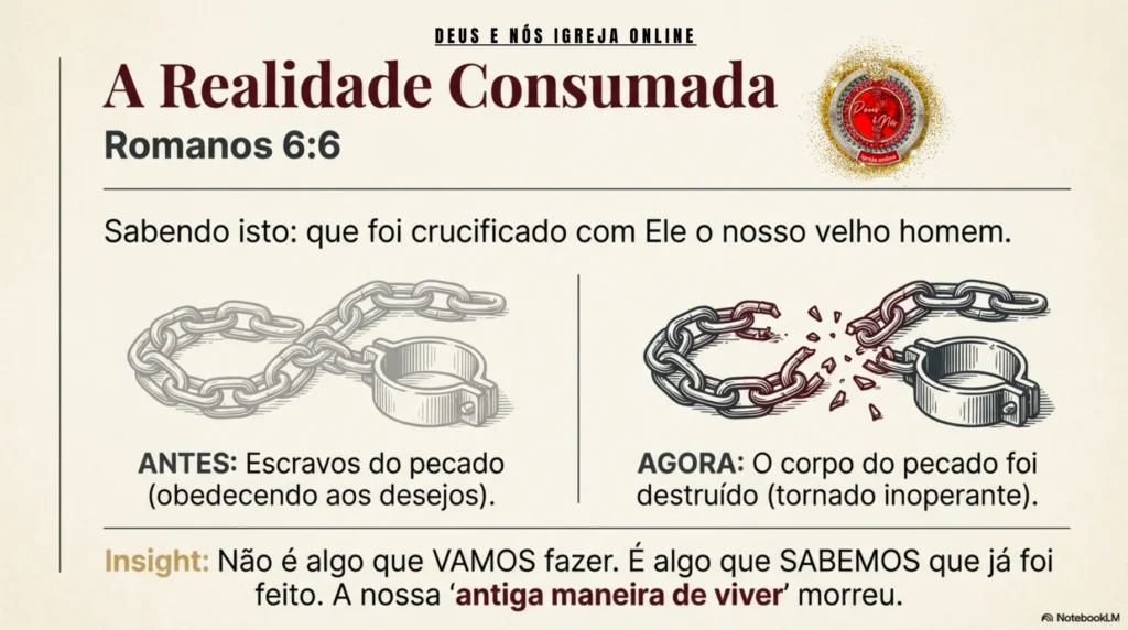 Cruz de Cristo representando o poder espiritual da crucificação da carne e a mortificação do pecado segundo o Evangelho