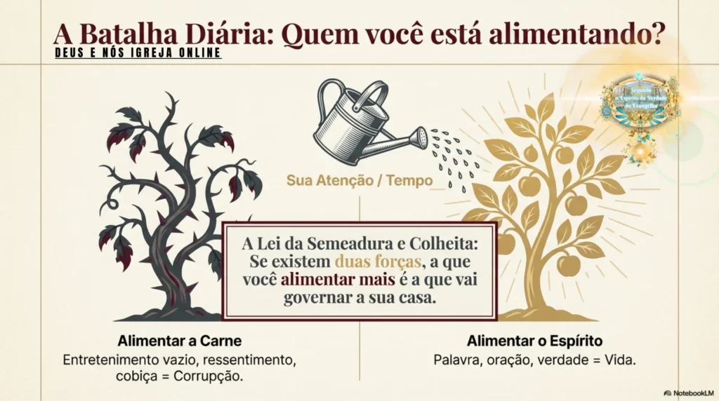 Cruz de Cristo representando o poder espiritual da crucificação da carne e a mortificação do pecado segundo o Evangelho