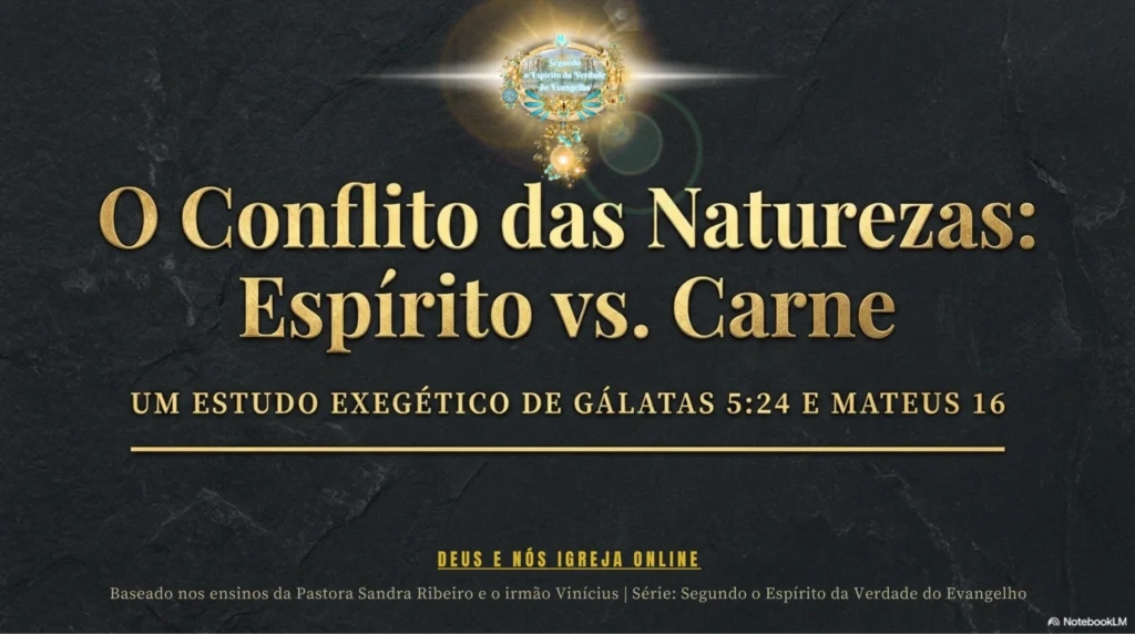 Crucificar a carne segundo a Bíblia – estudo bíblico profundo sobre Gálatas 5, cruz de Cristo, fé verdadeira e vida no Espírito | Deus e Nós Igreja Online