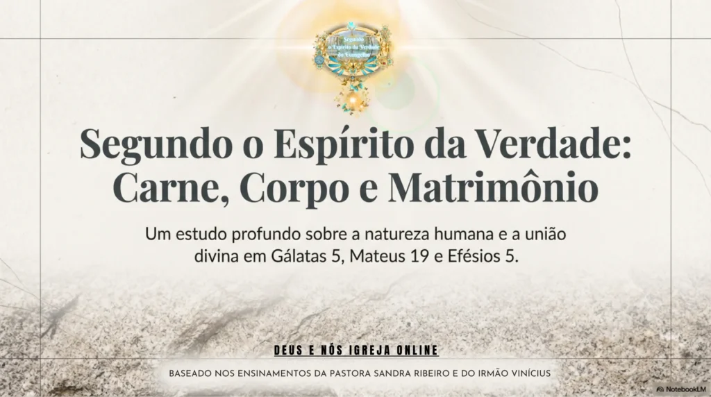 PDF estudo bíblico sobre a união entre Espírito e carne no matrimônio cristão, revelando a nova criatura, a cruz de Cristo, a santidade conjugal e a liderança servidora segundo o Evangelho – Deus e Nós Igreja Online
