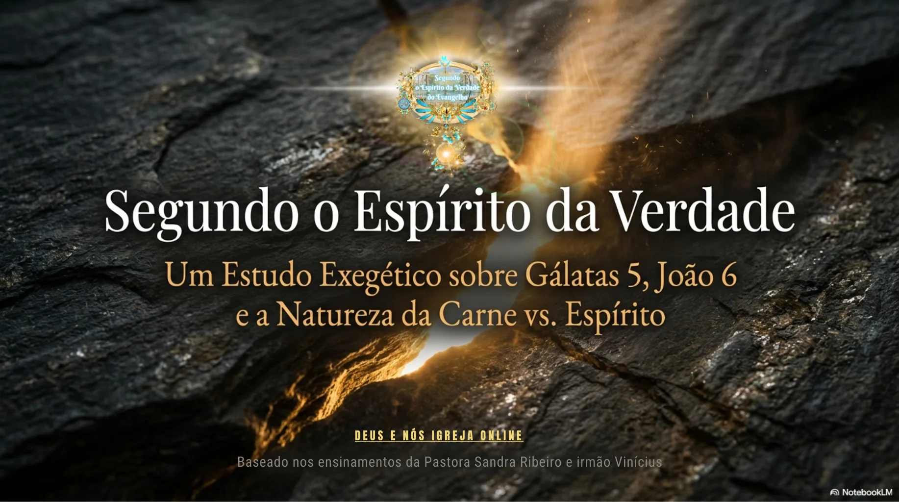 Rhema vs Logos estudo bíblico sobre a diferença entre palavra revelada e palavra escrita, alertando contra a religião sem o Espírito Santo, Deus e Nós Igreja Online