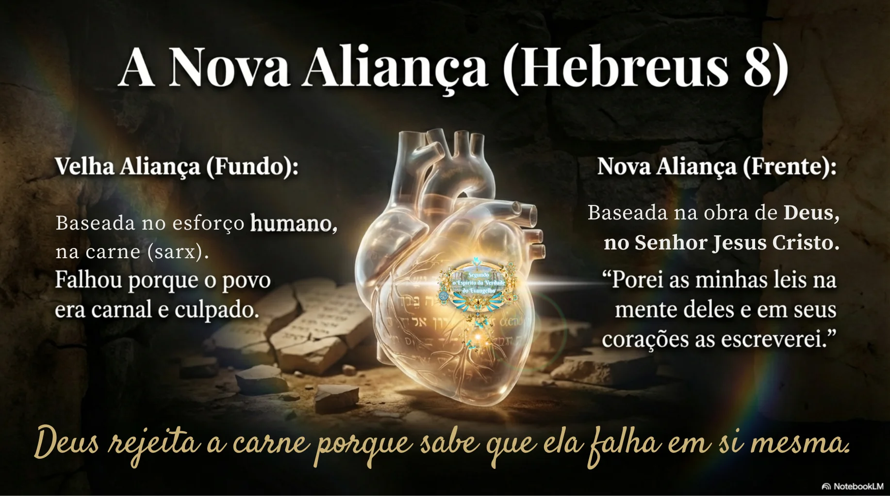 Rhema vs Logos estudo bíblico sobre a diferença entre palavra revelada e palavra escrita, alertando contra a religião sem o Espírito Santo, Deus e Nós Igreja Online