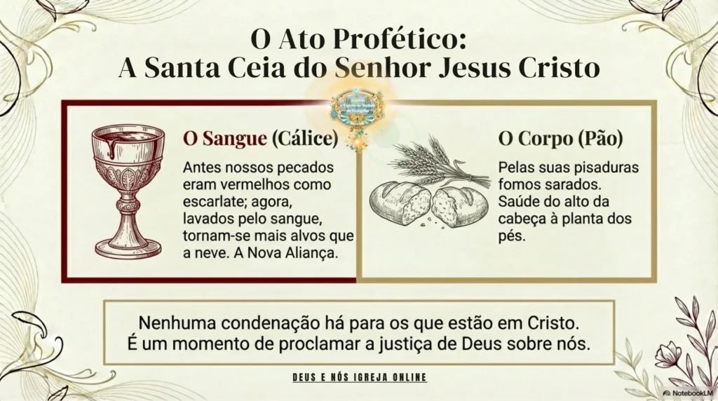 Da Carne à Plenitude em Cristo estudo bíblico sobre salvação, confissão Jesus é o Senhor, Santa Ceia e vida segundo o Espírito, Deus e Nós Igreja Online