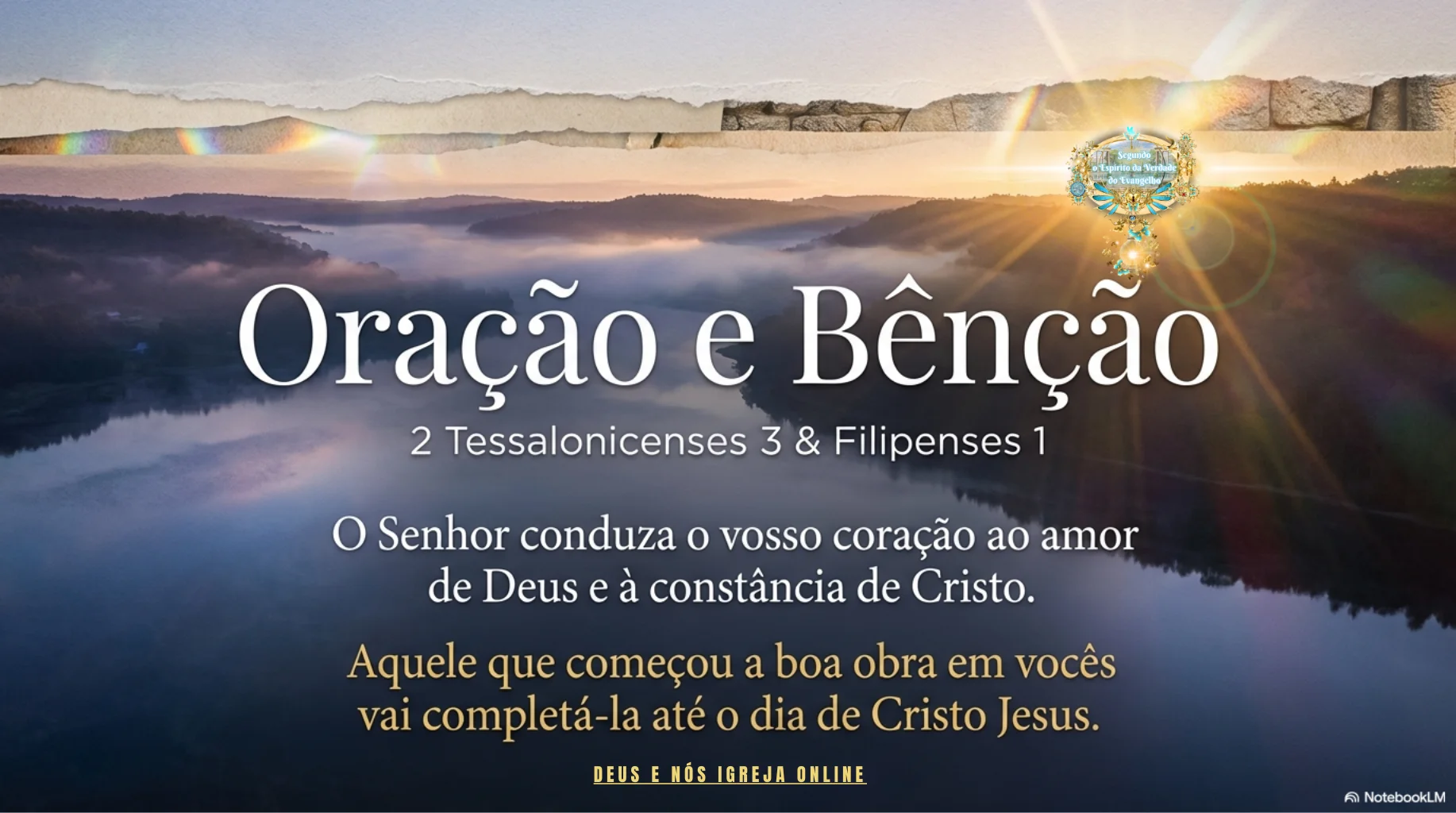 Rhema vs Logos estudo bíblico sobre a diferença entre palavra revelada e palavra escrita, alertando contra a religião sem o Espírito Santo, Deus e Nós Igreja Online
