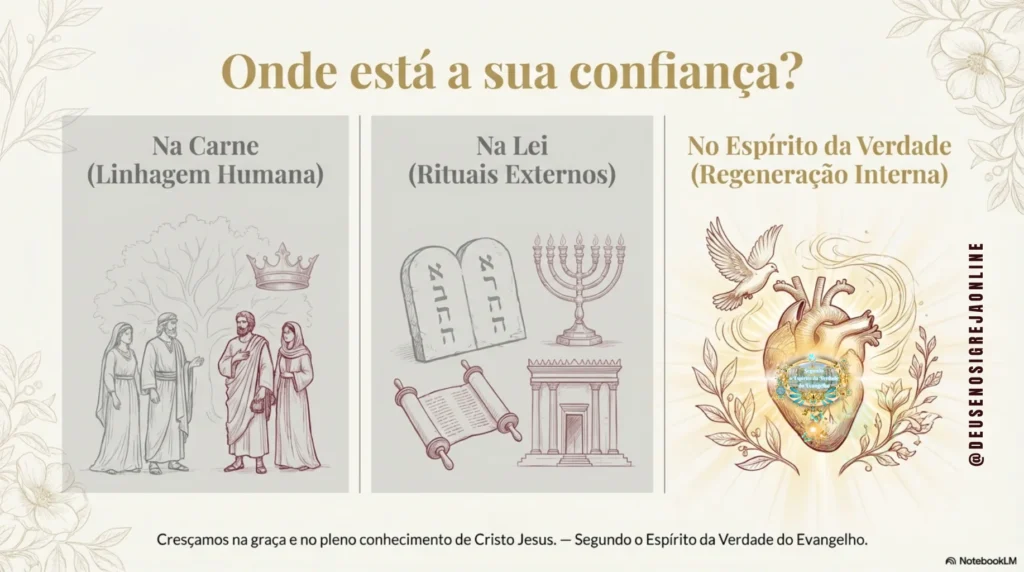 Segundo o Espírito da Verdade do Evangelho estudo bíblico sobre natureza humana, lei, graça e plenitude em Cristo, Deus e Nós Igreja Online