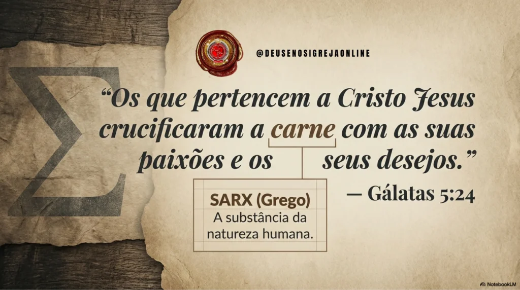 Estudo bíblico sobre sarx e o novo nascimento em Cristo Jesus, revelando a autoridade concedida por Deus para sair das trevas e viver na Luz segundo João 1