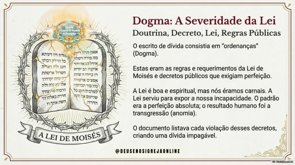 Cheirographon: o escrito cancelado na cruz, estudo bíblico sobre a dívida do pecado apagada por Jesus Cristo segundo Colossenses 2:14 – Deus e Nós Igreja Online