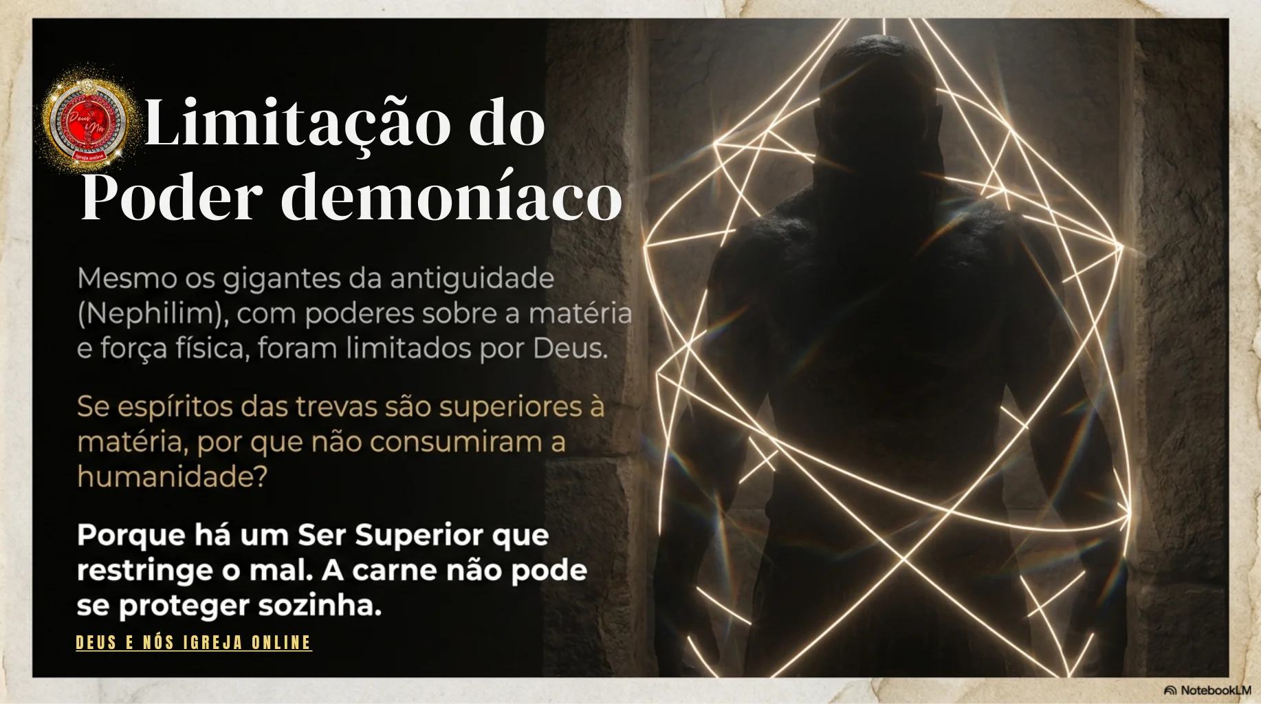 Rhema vs Logos estudo bíblico sobre a diferença entre palavra revelada e palavra escrita, alertando contra a religião sem o Espírito Santo, Deus e Nós Igreja Online