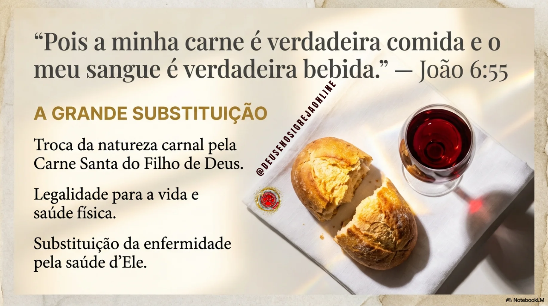 Rhema vs Logos estudo bíblico sobre a diferença entre palavra revelada e palavra escrita, alertando contra a religião sem o Espírito Santo, Deus e Nós Igreja Online