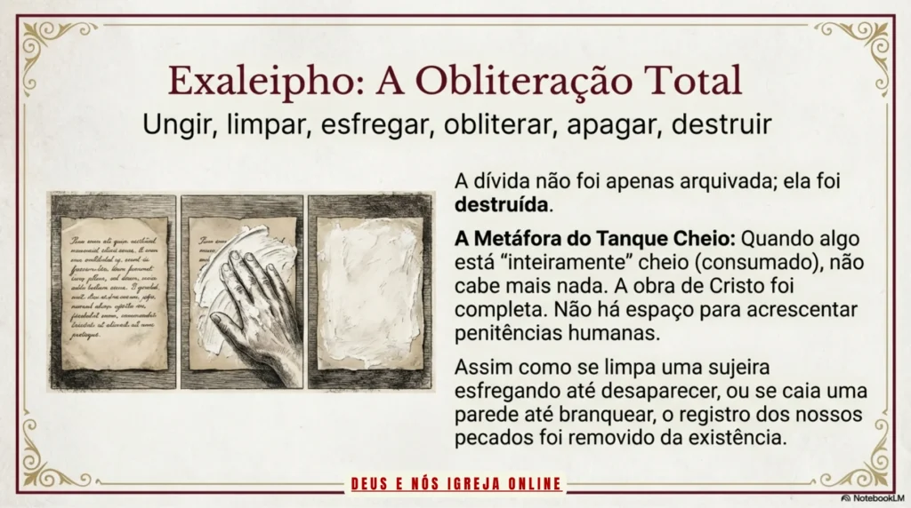 Cheirographon: o escrito cancelado na cruz, estudo bíblico sobre a dívida do pecado apagada por Jesus Cristo segundo Colossenses 2:14 – Deus e Nós Igreja Online