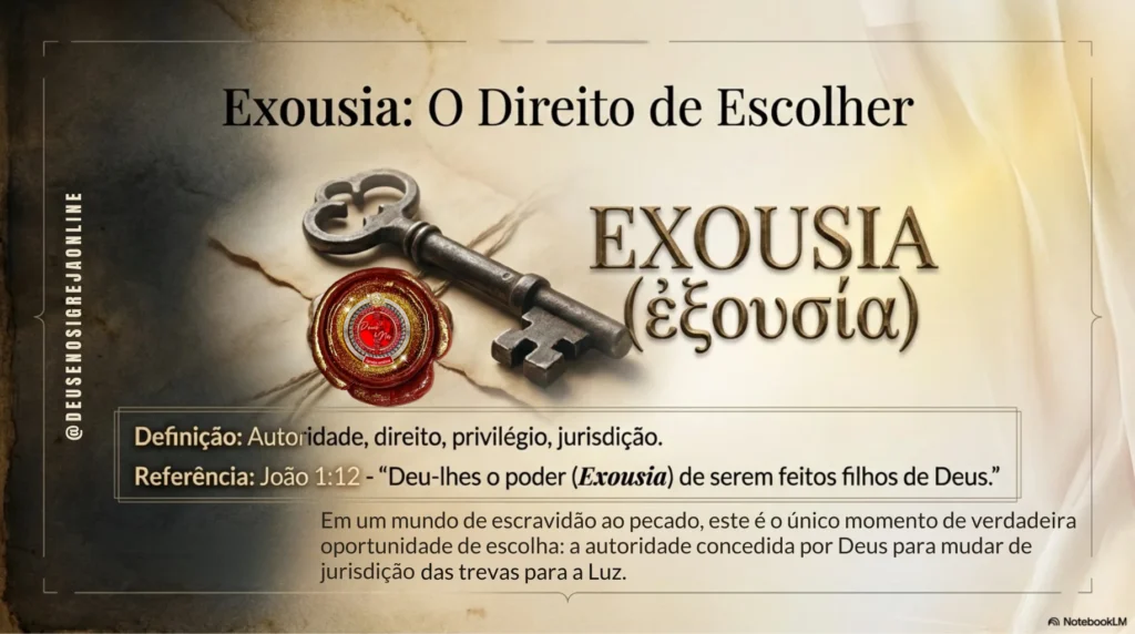 Estudo bíblico sobre sarx e o novo nascimento em Cristo Jesus, revelando a autoridade concedida por Deus para sair das trevas e viver na Luz segundo João 1