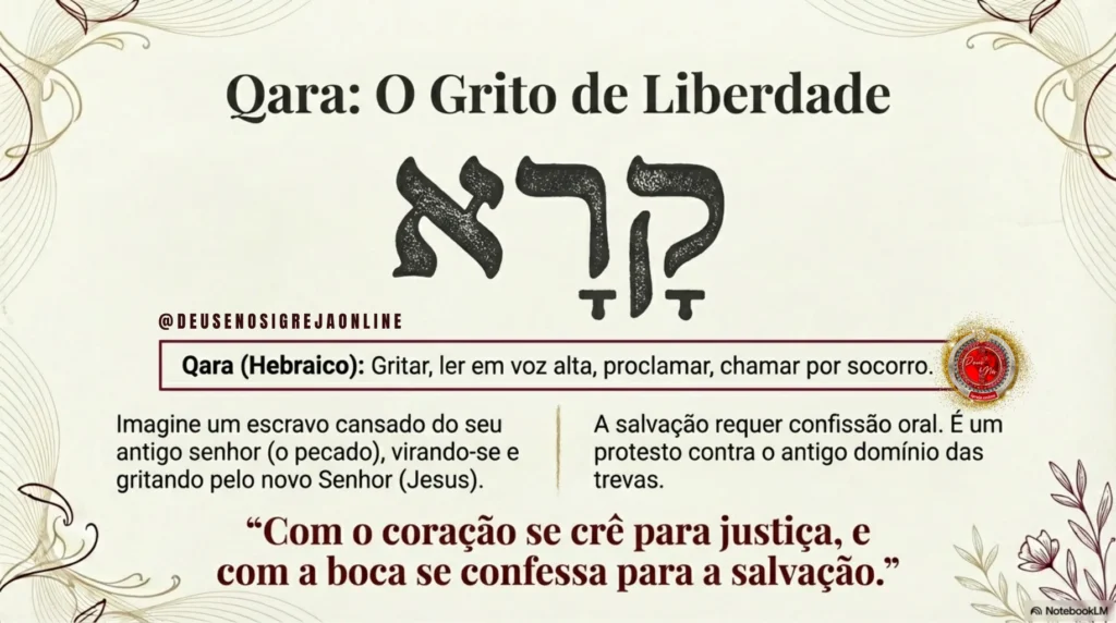 Da Carne à Plenitude em Cristo estudo bíblico sobre salvação, confissão Jesus é o Senhor, Santa Ceia e vida segundo o Espírito, Deus e Nós Igreja Online