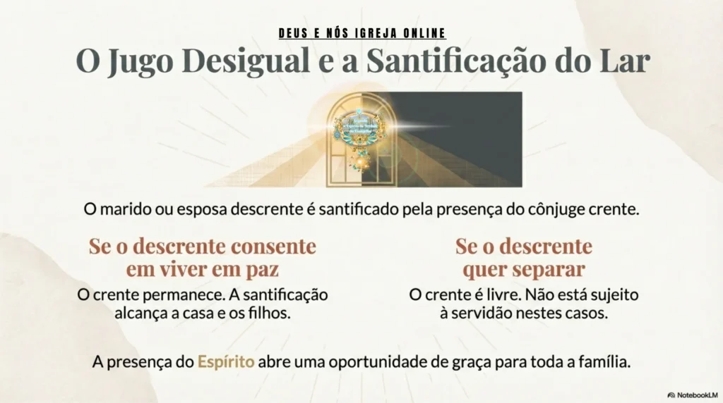 PDF estudo bíblico sobre a união entre Espírito e carne no matrimônio cristão, revelando a nova criatura, a cruz de Cristo, a santidade conjugal e a liderança servidora segundo o Evangelho – Deus e Nós Igreja Online