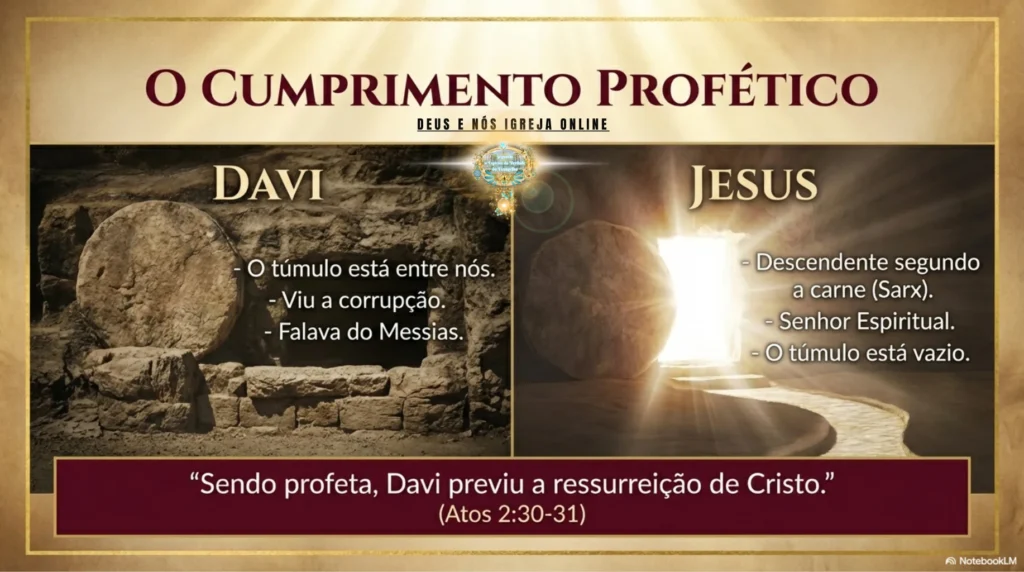 Carne e Ressurreição estudo bíblico sobre confessar Jesus como Senhor e crer na ressurreição para salvação, Deus e Nós Igreja Online
