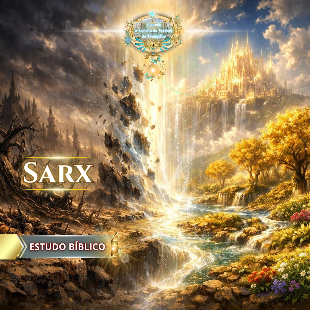 Estudo bíblico sarx mostrando transformação espiritual da velha natureza para a nova criação pelo Espírito Santo