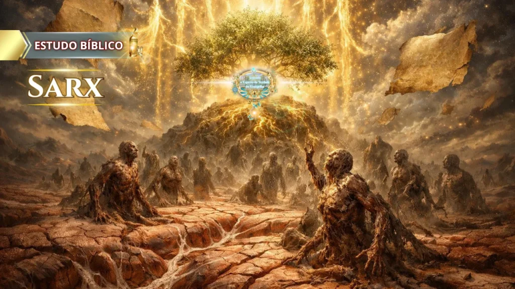 Representação bíblica da natureza da carne (sarx) e da necessidade de regeneração espiritual diante da presença de Deus – estudo bíblico sobre carne e Espírito