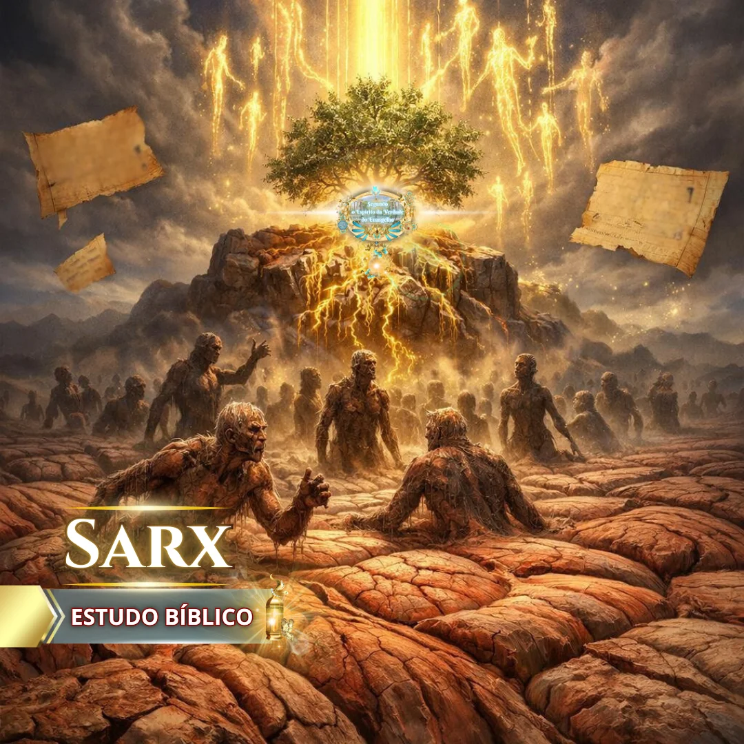 Representação bíblica da natureza da carne (sarx) e da necessidade de regeneração espiritual diante da presença de Deus – estudo bíblico sobre carne e Espírito