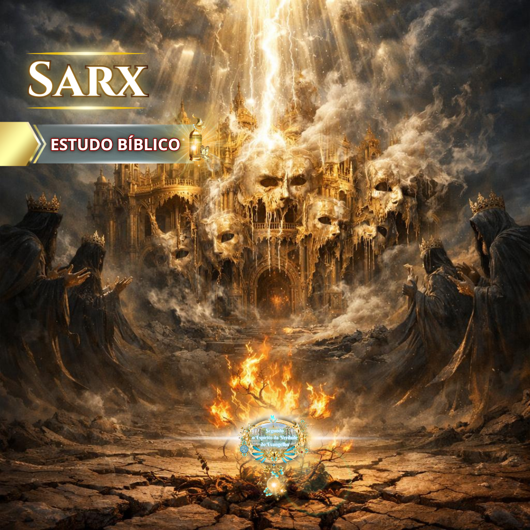 Estudo bíblico sobre sarx mostrando a ilusão da natureza carnal e o engano espiritual que afasta o homem de Deus