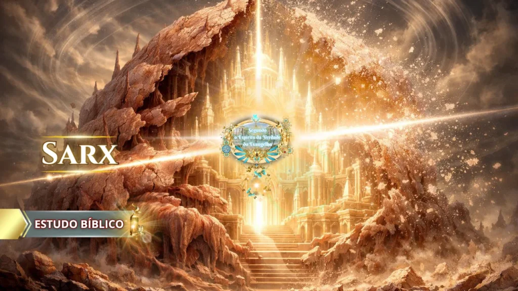 Estudo bíblico sarx mostrando religiosidade e falsa humildade sendo quebradas para acesso à presença de Deus