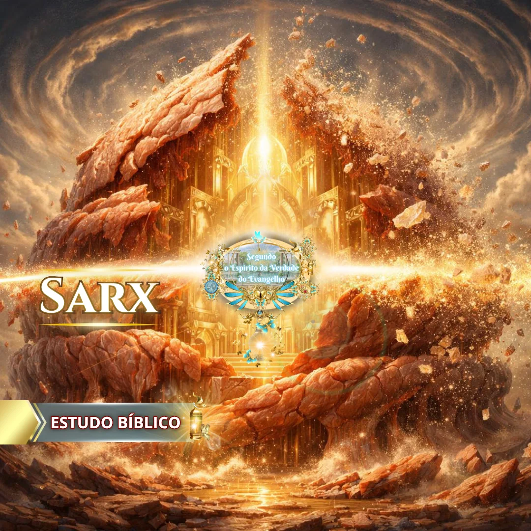 Estudo bíblico sarx mostrando morte da carne e acesso à presença de Deus em Gálatas 5:24